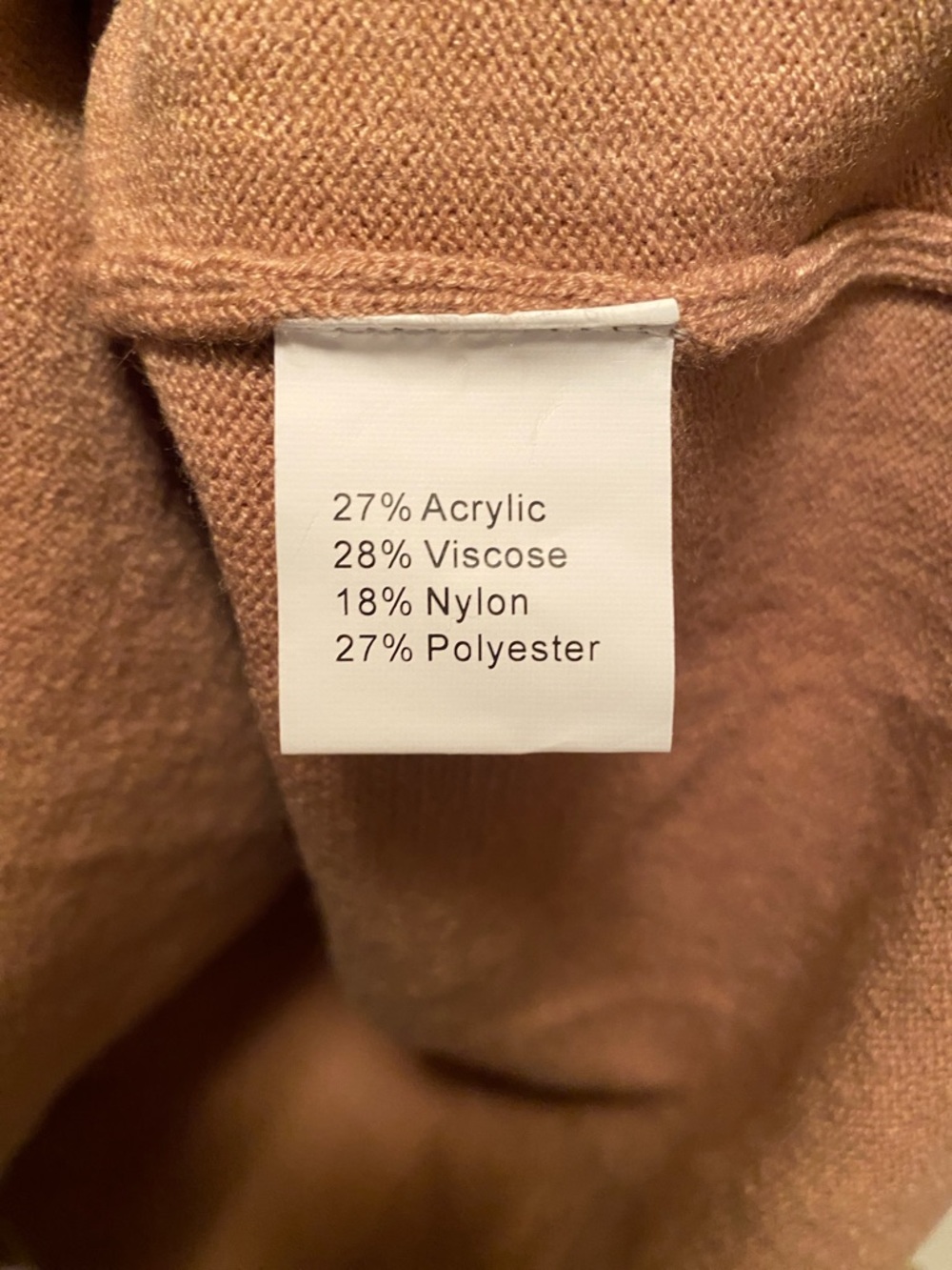 Women’s Turtleneck Sweater – Camel…size S - Picture 5 of 5